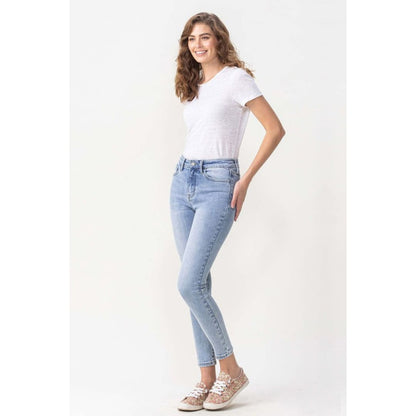 Lovervet Full Size Talia High Rise Crop Skinny Jeans | The Urban Clothing Shop™