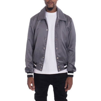 Luxe Satin Bomber | The Urban Clothing Shop™