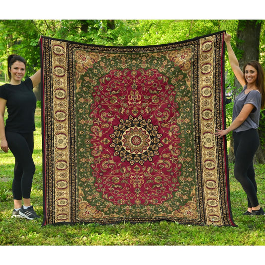 Luxury Persian Style in Red and Brown Premium Quilt | The Urban Clothing Shop™