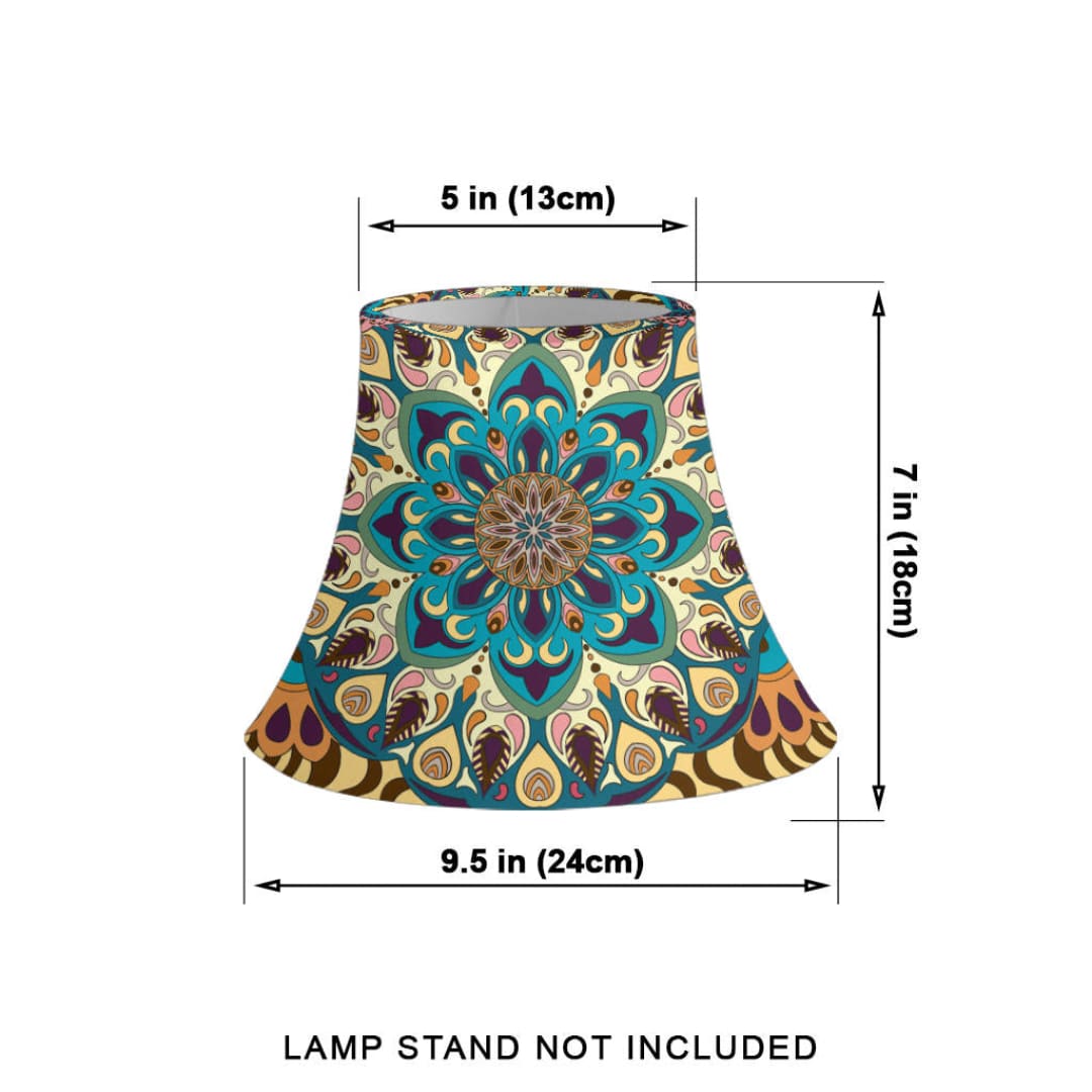 Luxury Summer Mandala Bell Lamp Shade | The Urban Clothing Shop™