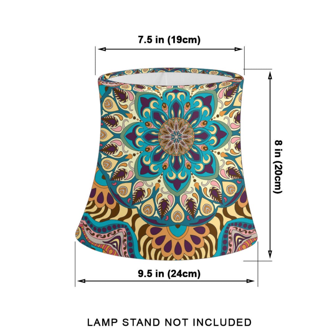 Luxury Summer Mandala Drum Lamp Shade | The Urban Clothing Shop™