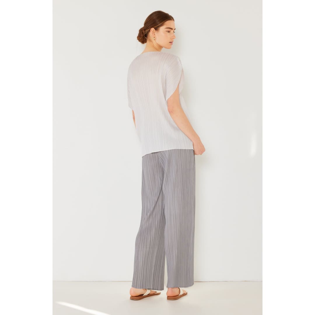 Marina West Swim Pleated Elastic-Waist Straight Pants | The Urban Clothing Shop™