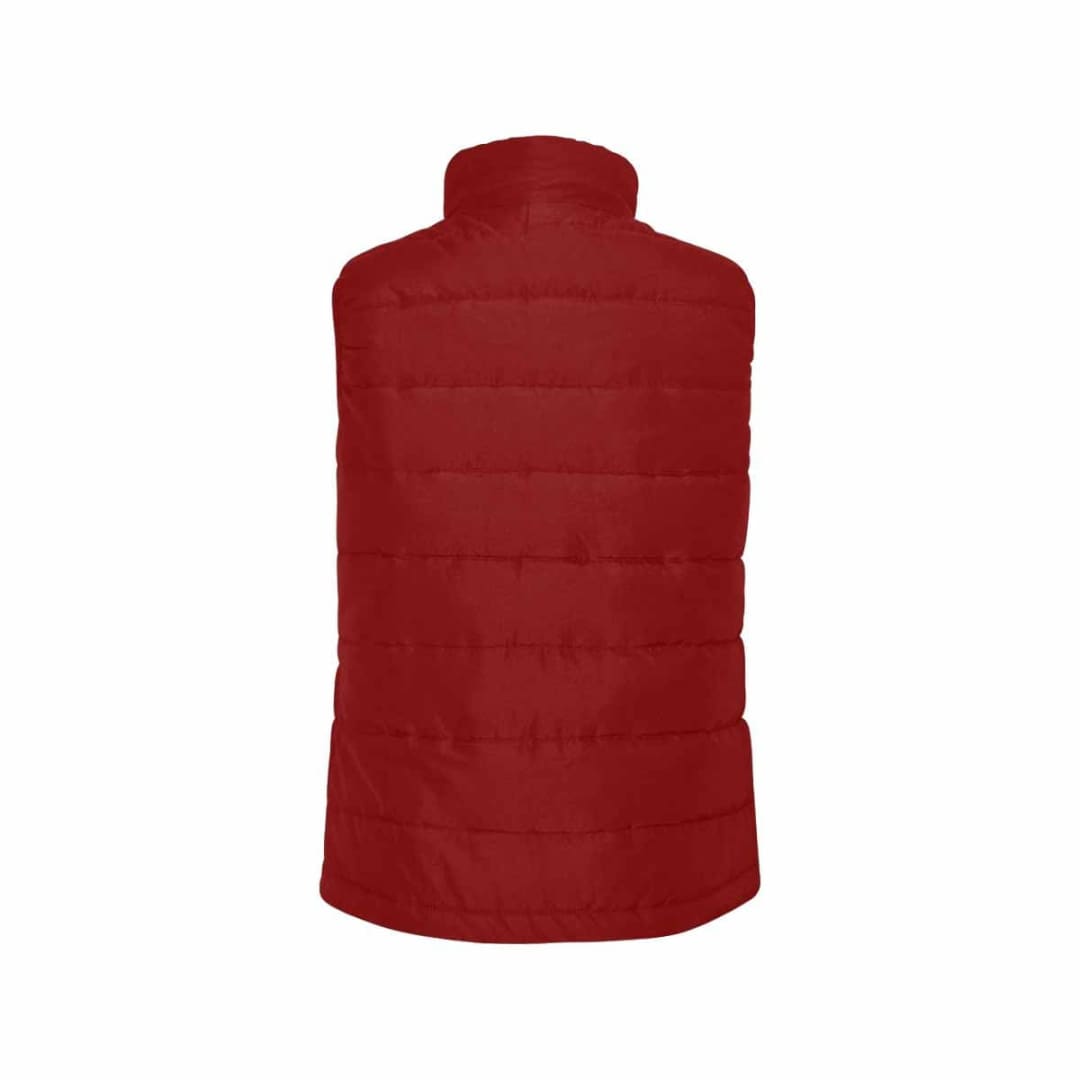 Maroon Red Mens Padded Vest | IAA | inQue.Style