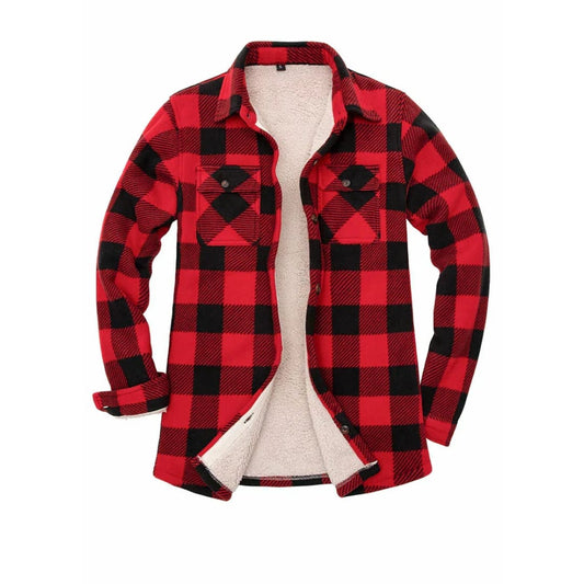 Matching Family Outfits - Women’s Button Up Red Plaid Jacket | FlannelGo