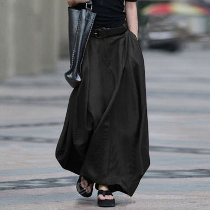 Maxi - Length Elastic Waistband Skirt | The Urban Clothing Shop™