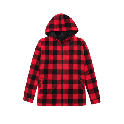 Men’s Fleece Lined Zip Up Hoodie | FlannelGo