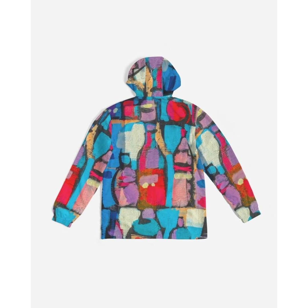 Mens Hooded Windbreaker - Multicolor Casual/sports Water Resistant Jacket - J7n50x | IKIN