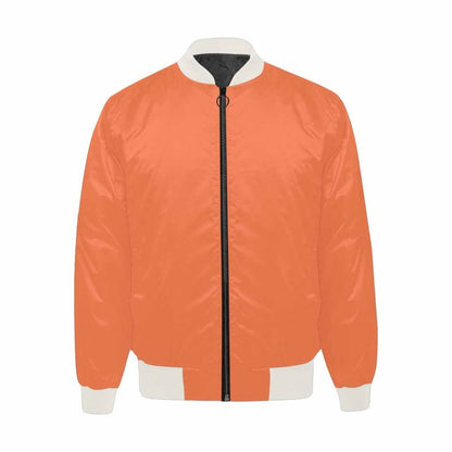 Mens Jacket Coral Red Bomber Jacket | IAA | inQue.Style