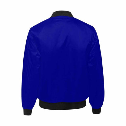 Mens Jacket Dark Blue And Black Bomber Jacket | IAA | inQue.Style