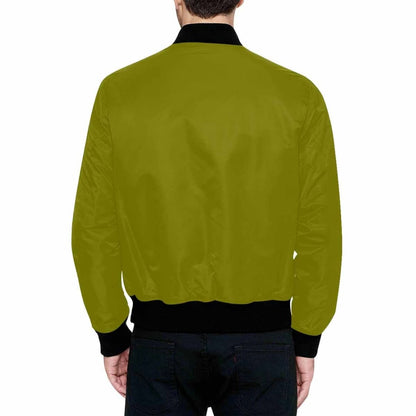 Mens Jacket Dark Olive Green Bomber Jacket | IAA | inQue.Style
