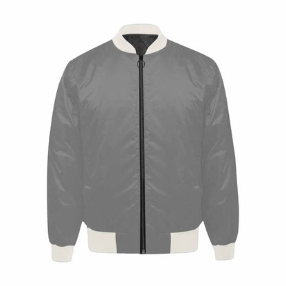 Mens Jacket Gray Bomber Jacket | IAA | inQue.Style