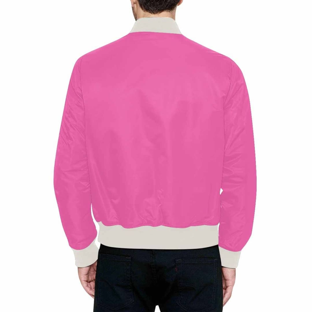 Mens Jacket Hot Pink Bomber Jacket | IAA | inQue.Style