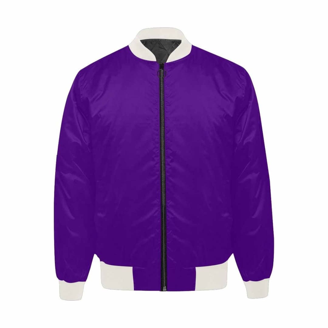 Mens Jacket Indigo Purple Bomber Jacket | IAA | inQue.Style