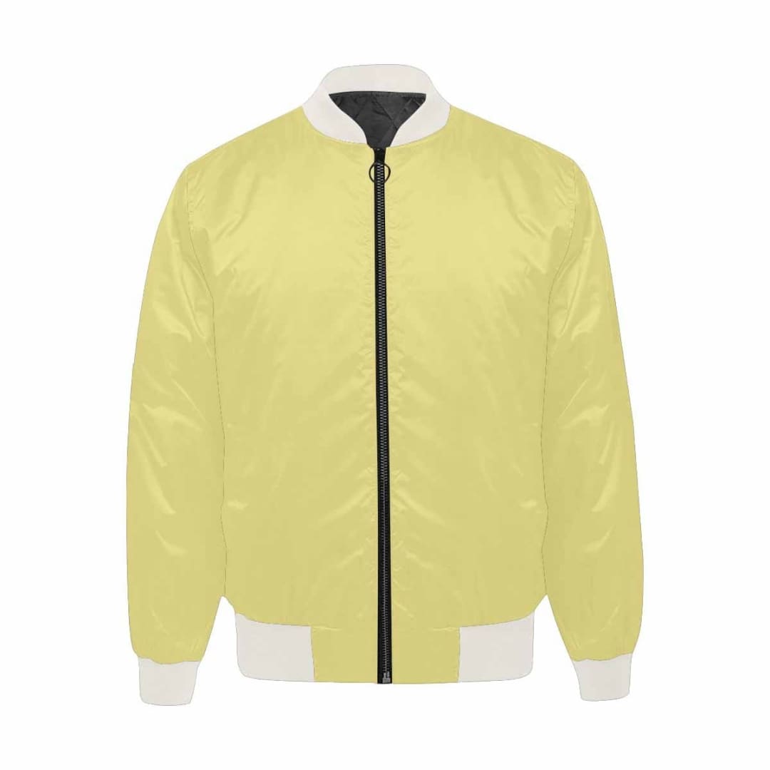 Mens Jacket Khaki Yellow Bomber Jacket | IAA | inQue.Style