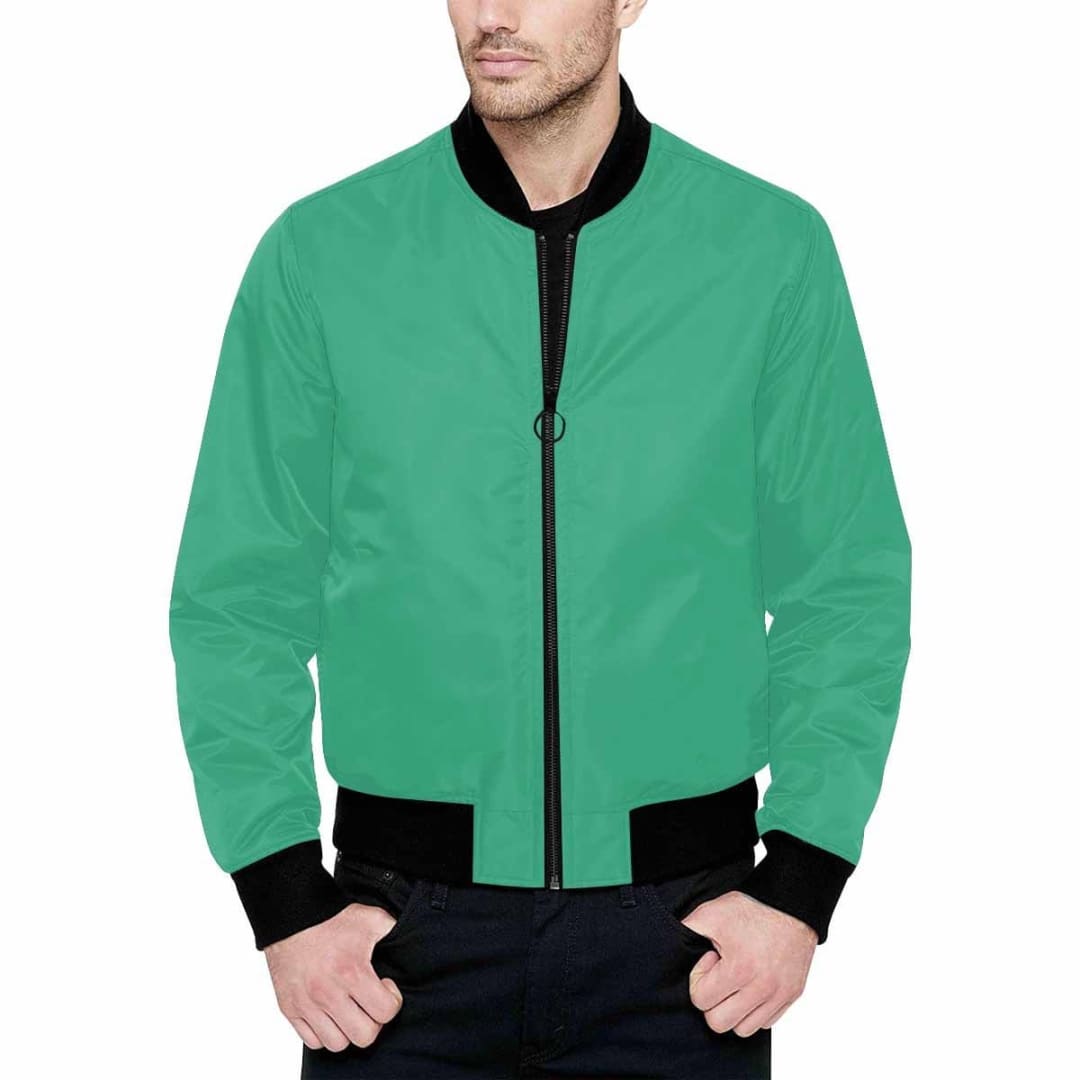 Mens Jacket Mint Green Bomber Jacket | IAA | inQue.Style