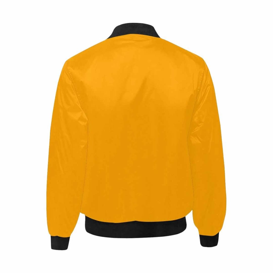 Mens Jacket Orange Bomber Jacket | IAA | inQue.Style