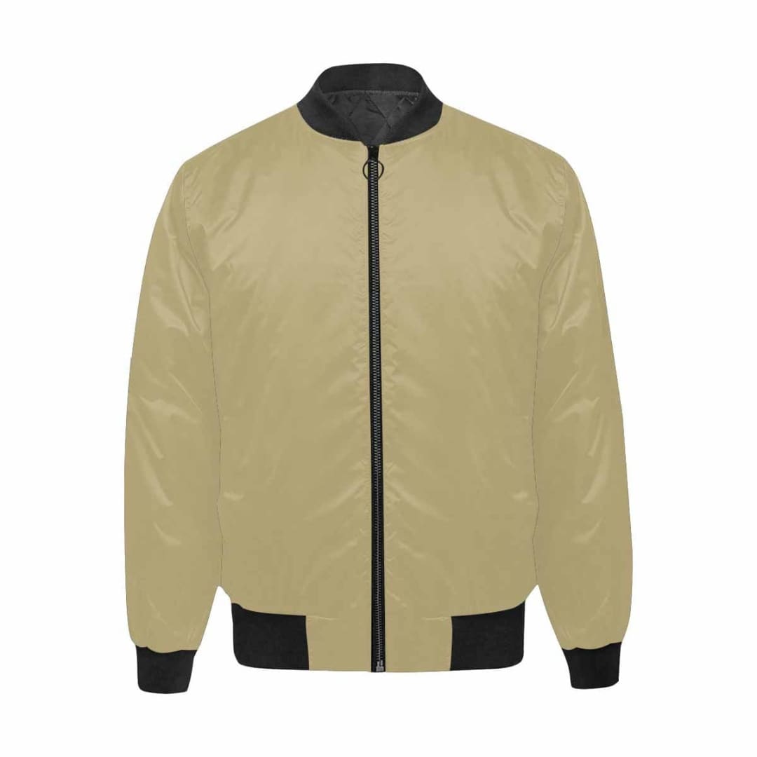 Mens Jacket Sand Dollar Brown And Black Bomber Jacket | IAA | inQue.Style