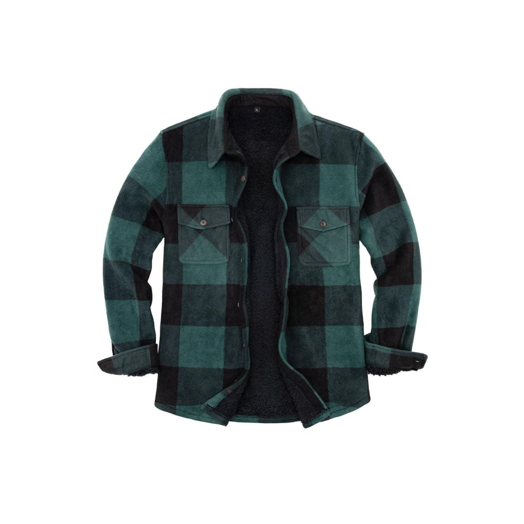 Men’s Matching Family Buffalo Green Plaid Jacket | FlannelGo