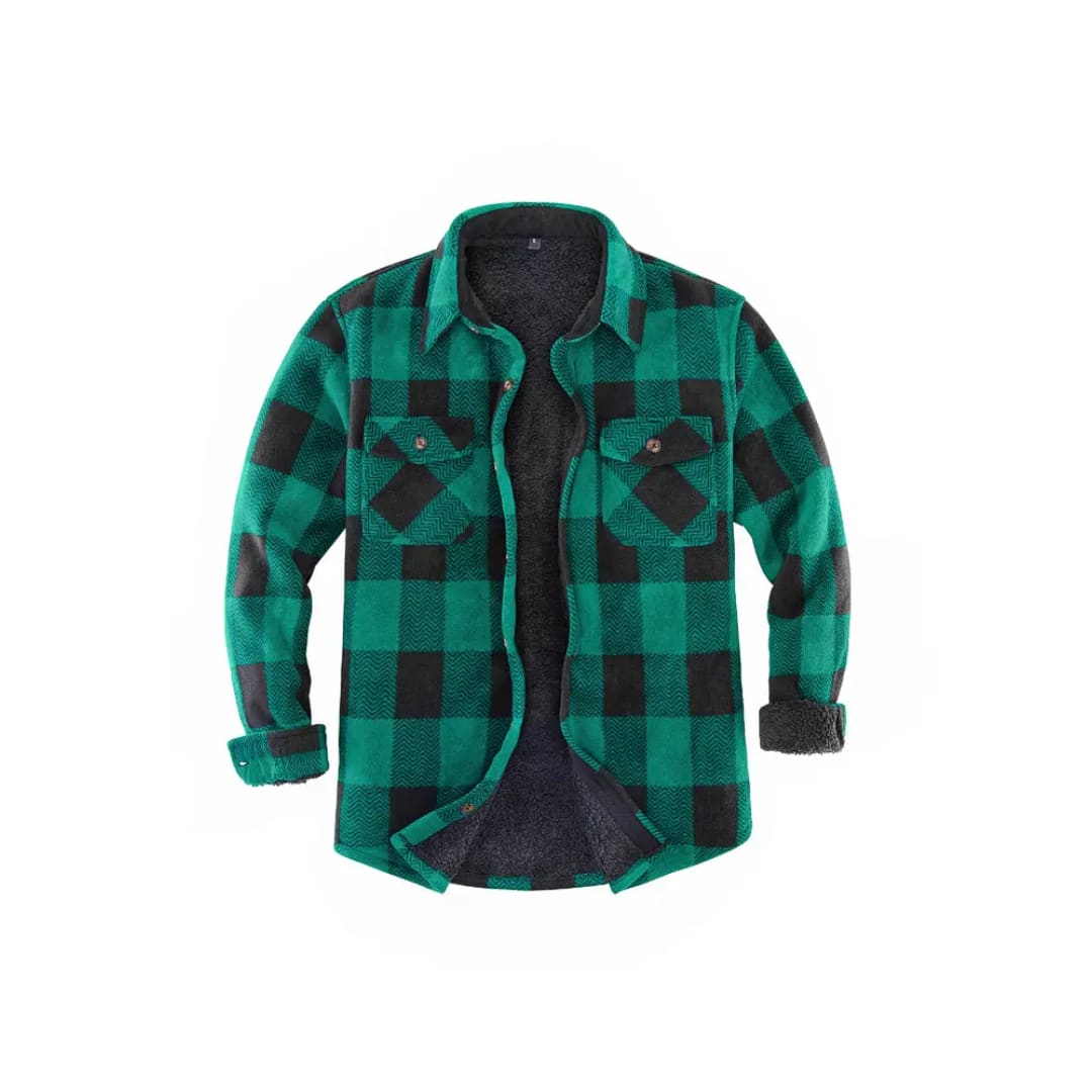 Men’s Matching Family Buffalo Green Plaid Jacket | FlannelGo