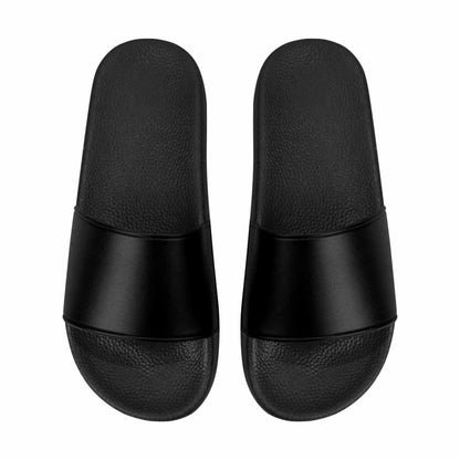 Mens Slide Sandals Black Flip Flops | IAA | inQue.Style