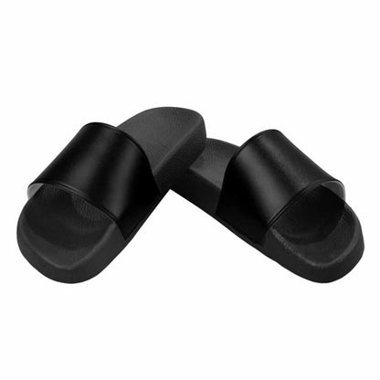 Mens Slide Sandals Black Flip Flops | IAA | inQue.Style