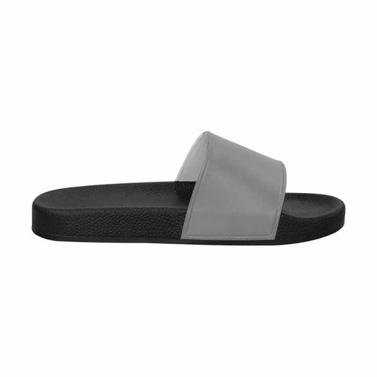 Mens Slide Sandals Gray Flip Flops | IAA | inQue.Style