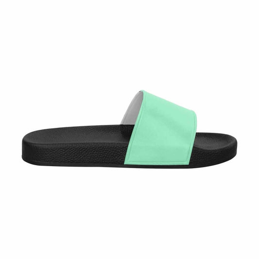 Mens Slide Sandals Seafoam Green Flip Flops | IAA | inQue.Style