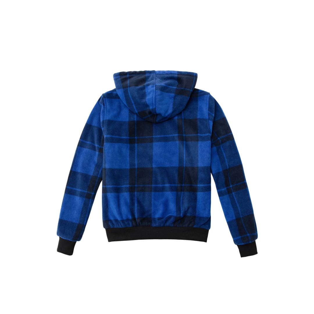 Men’s Thick Sherpa Lined Checkered Plaid Hoodie Jacket,Warm Sweatshirt | FlannelGo