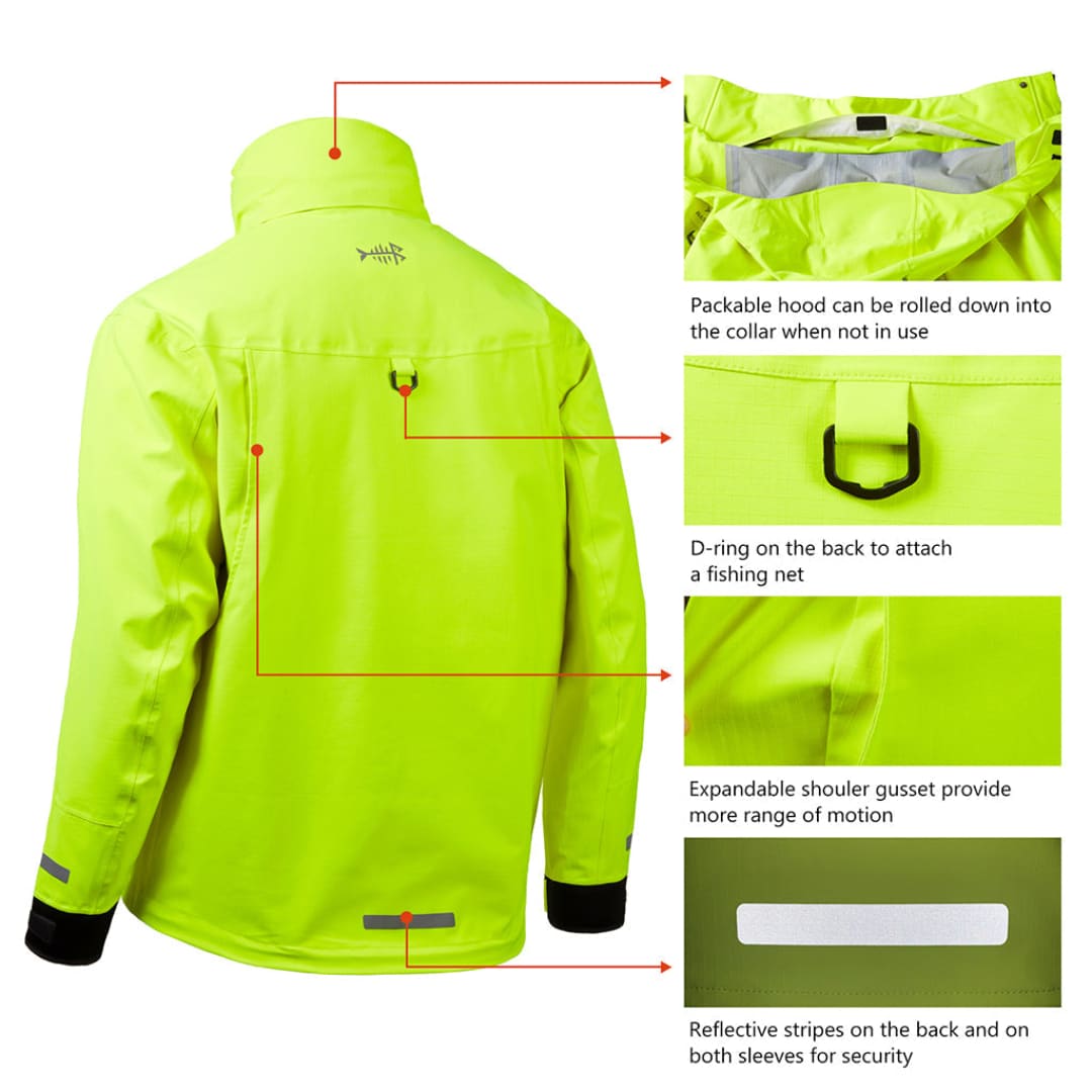 Mens’s Valor Breathable Waterproof Fishing Jacket | Bassdash