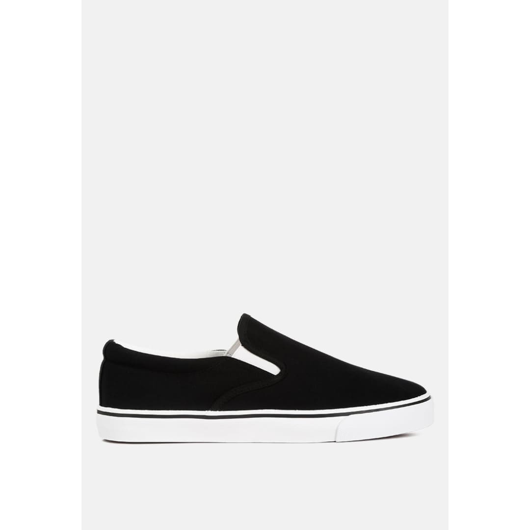 merlin canvas slip on sneakers | London Rag