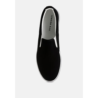 merlin canvas slip on sneakers | London Rag