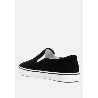 merlin canvas slip on sneakers | London Rag