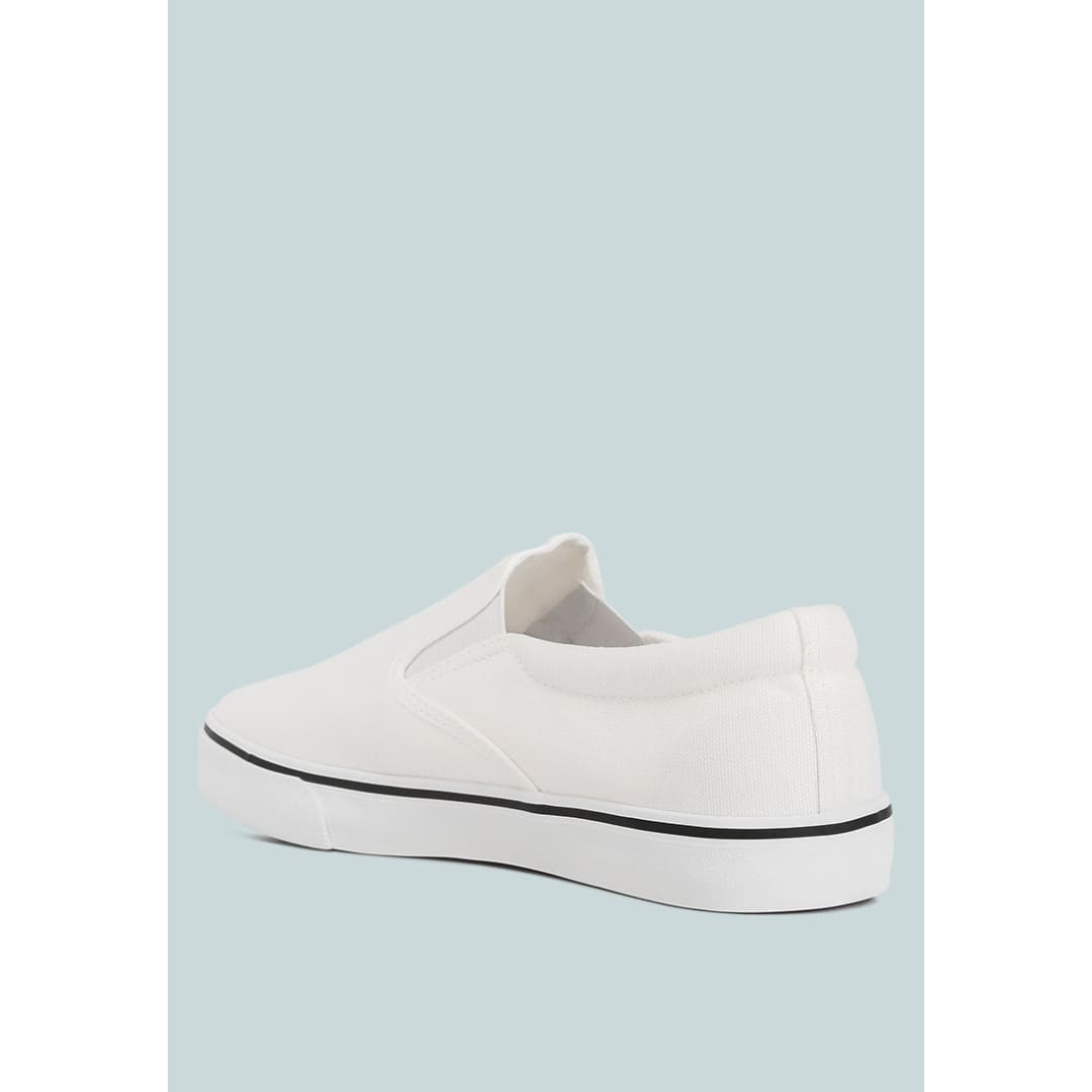 merlin canvas slip on sneakers | London Rag