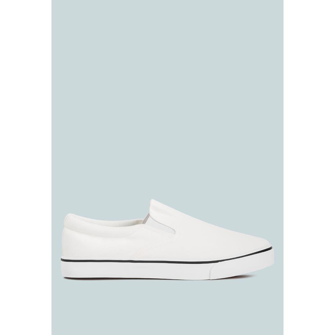 merlin canvas slip on sneakers | London Rag