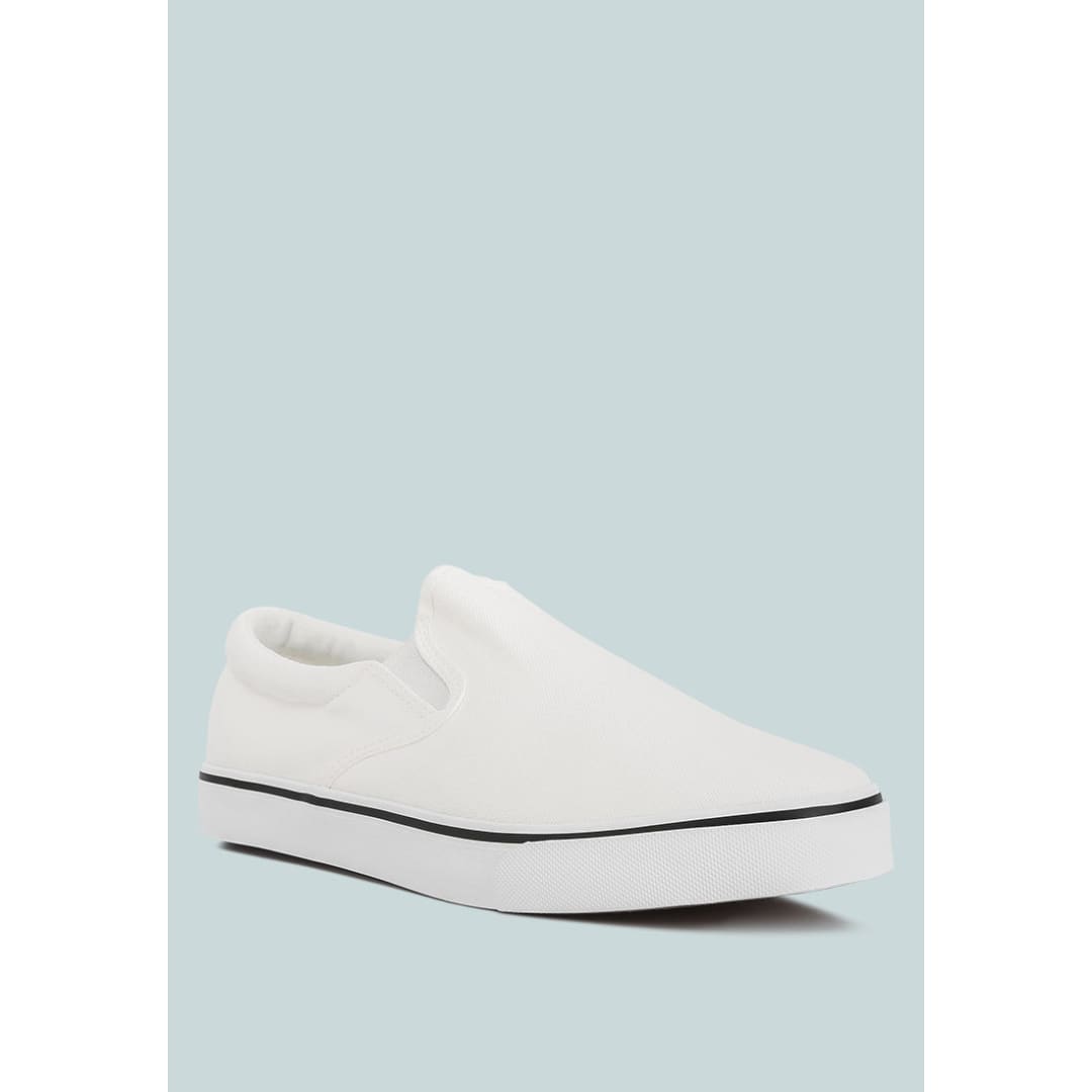 merlin canvas slip on sneakers | London Rag