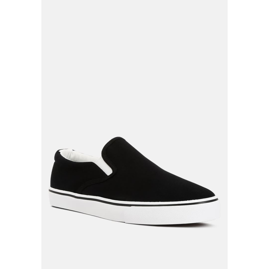 merlin canvas slip on sneakers | London Rag