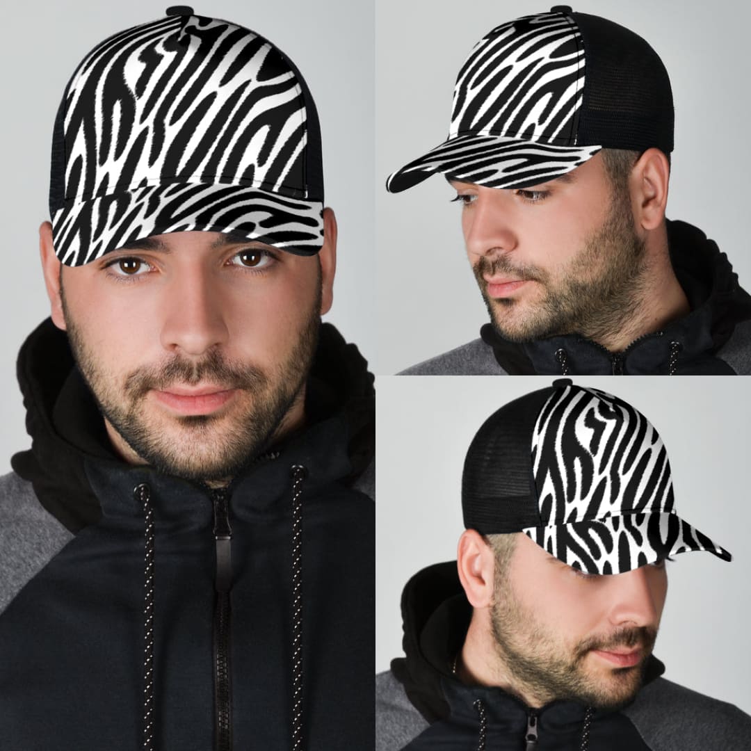 Mesh Back Zebra Animal Cap | The Urban Clothing Shop™