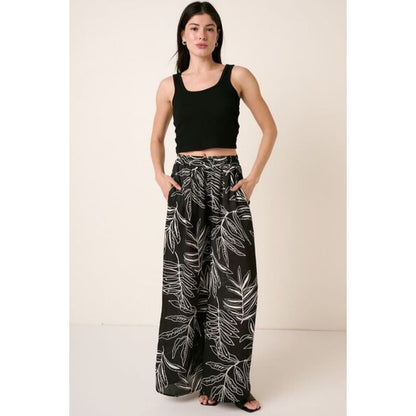 Mittoshop Printed Wide Leg Pants | The Urban Clothing Shop™