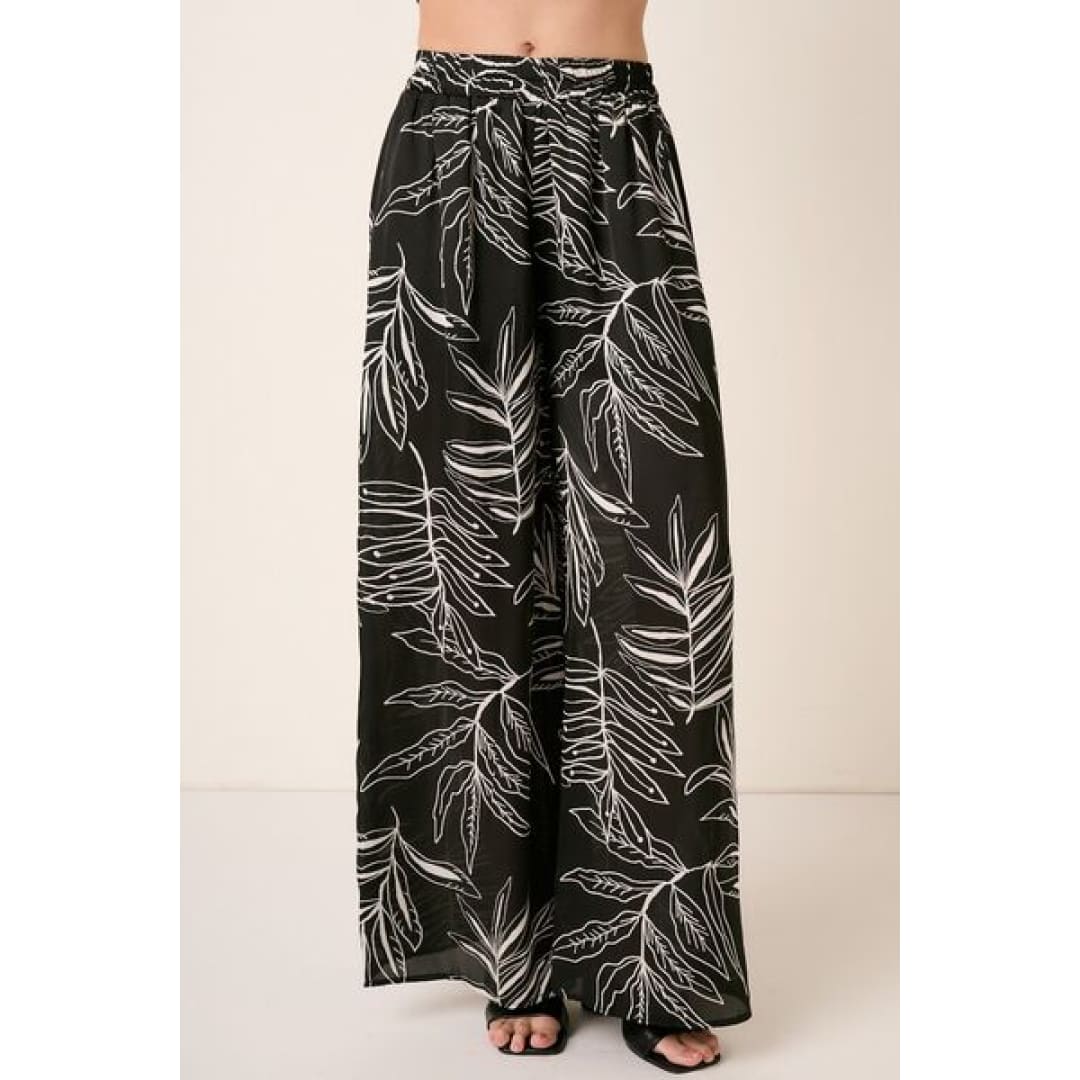 Mittoshop Printed Wide Leg Pants | The Urban Clothing Shop™