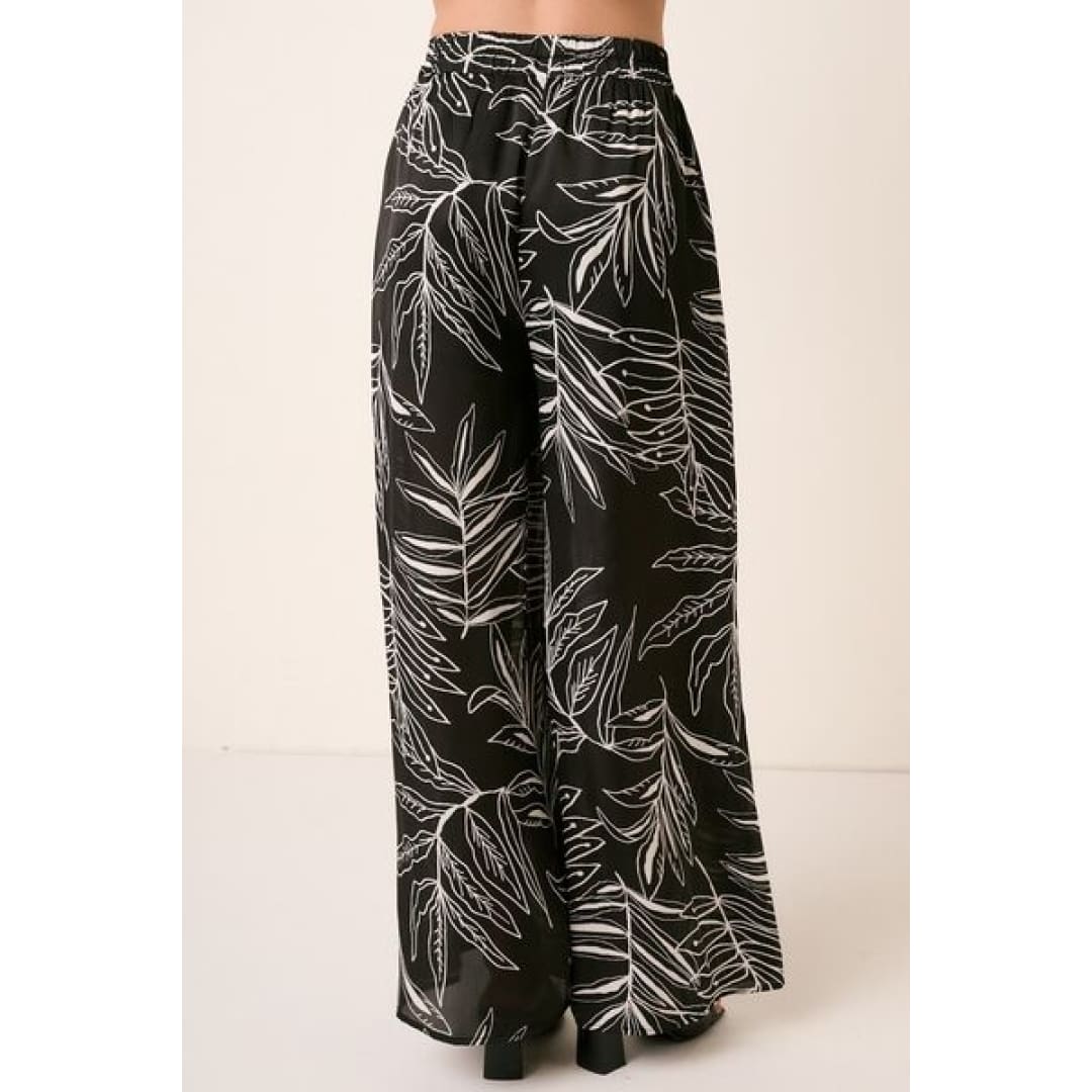 Mittoshop Printed Wide Leg Pants | The Urban Clothing Shop™