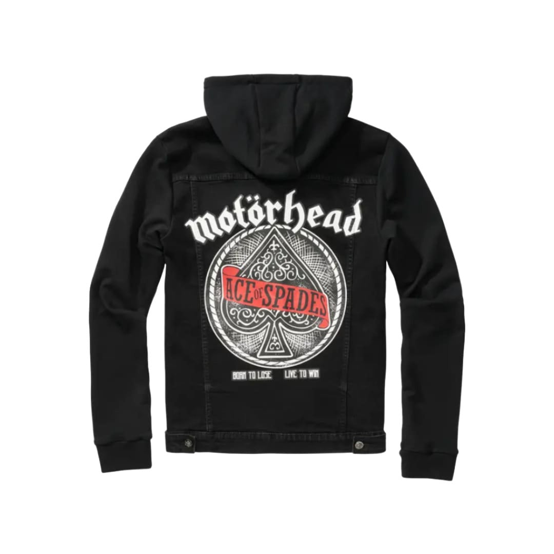 Motörhead Cradock Denim Jacket with Detachable Hood | The Urban Clothing Shop™