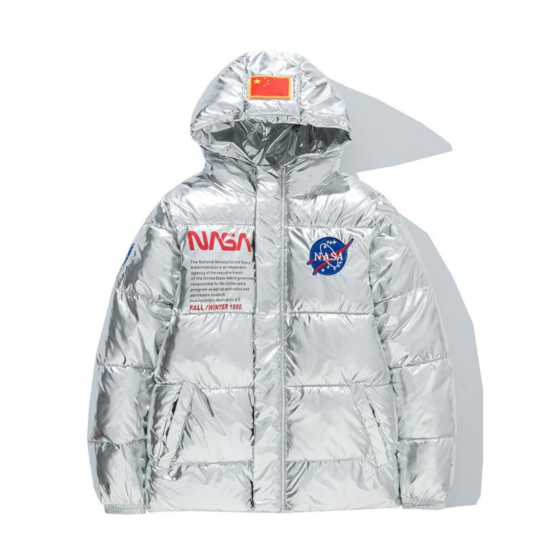 NASA Metallic Space Parka | The Urban Clothing Shop™