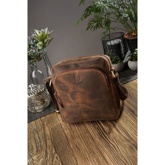 Natural leather bag Galanter | Galanter