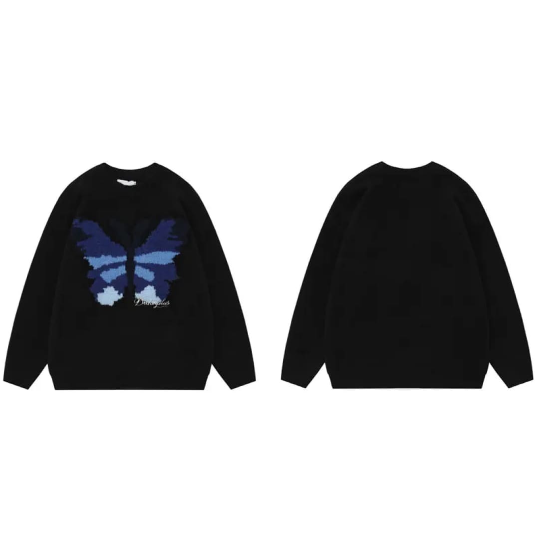 Nature-Inspired Butterfly Graphic Sweater | The Urban Clothing Shop™