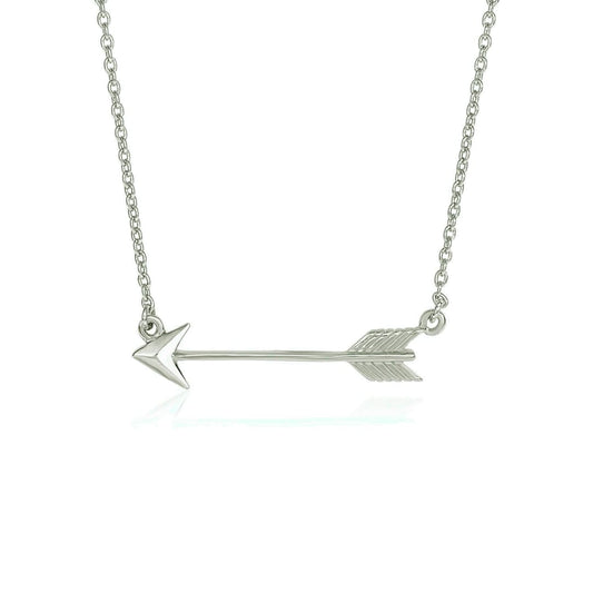 Necklace with Arrow in Sterling Silver | Richard Cannon Jewelry