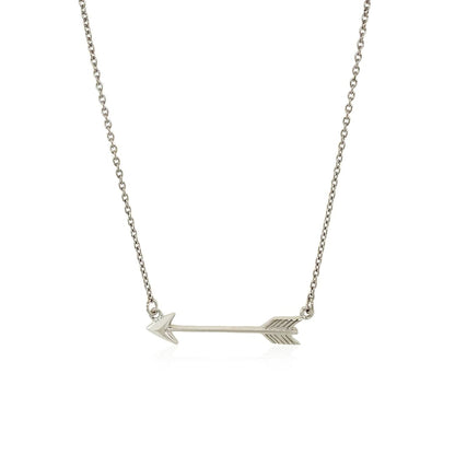 Necklace with Arrow in Sterling Silver | Richard Cannon Jewelry