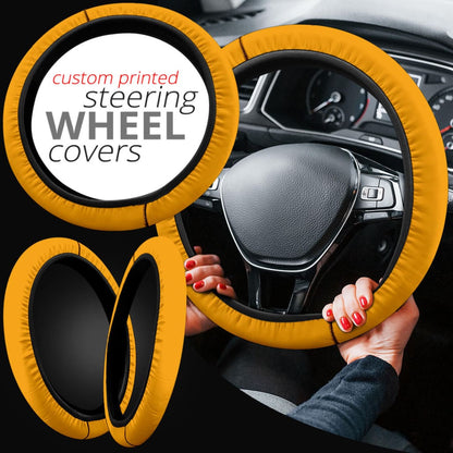 Orange Steering Wheel Cover | The Urban Clothing Shop™