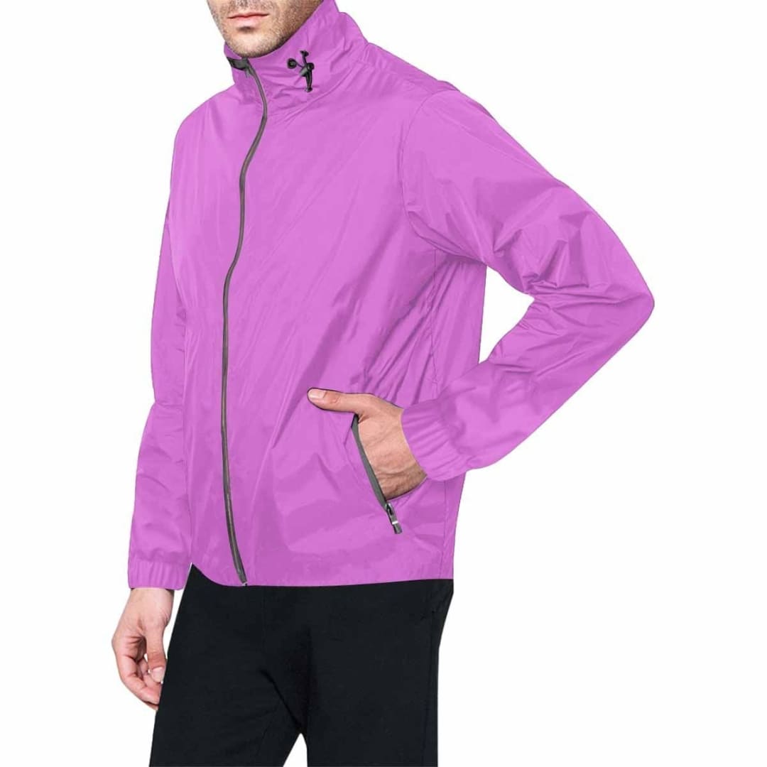 Orchid Purple Hooded Windbreaker Jacket - Men / Women | IAA | inQue.Style