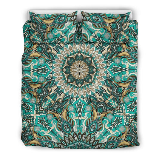 Ornamental Magical Green Dream Bedding Set | The Urban Clothing Shop™