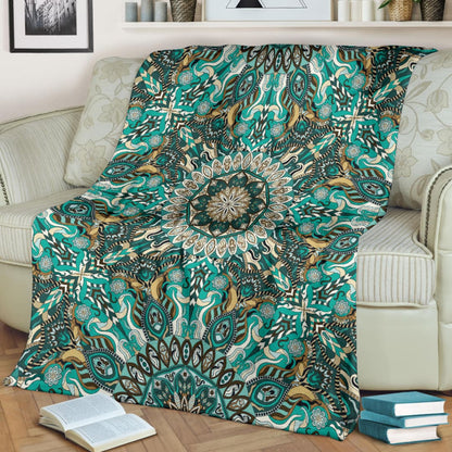 Ornamental Magical Green Dream Premium Blanket | The Urban Clothing Shop™